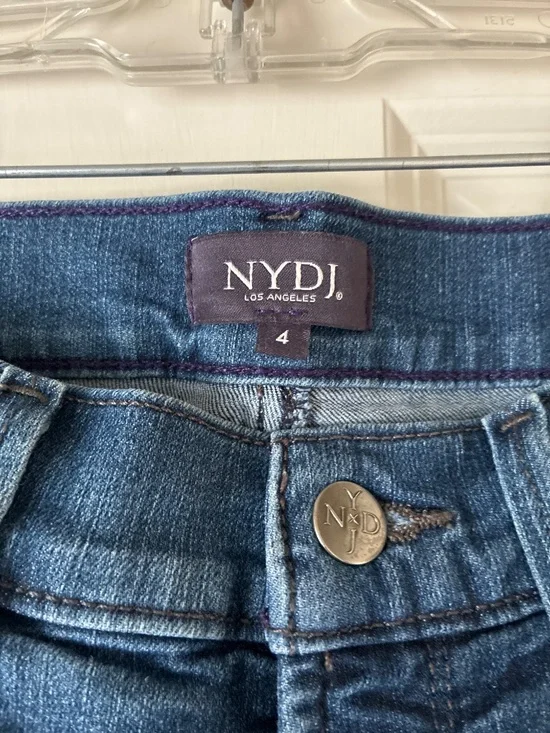 NYDJ straight leg cropped jeans - Picture 2 of 3